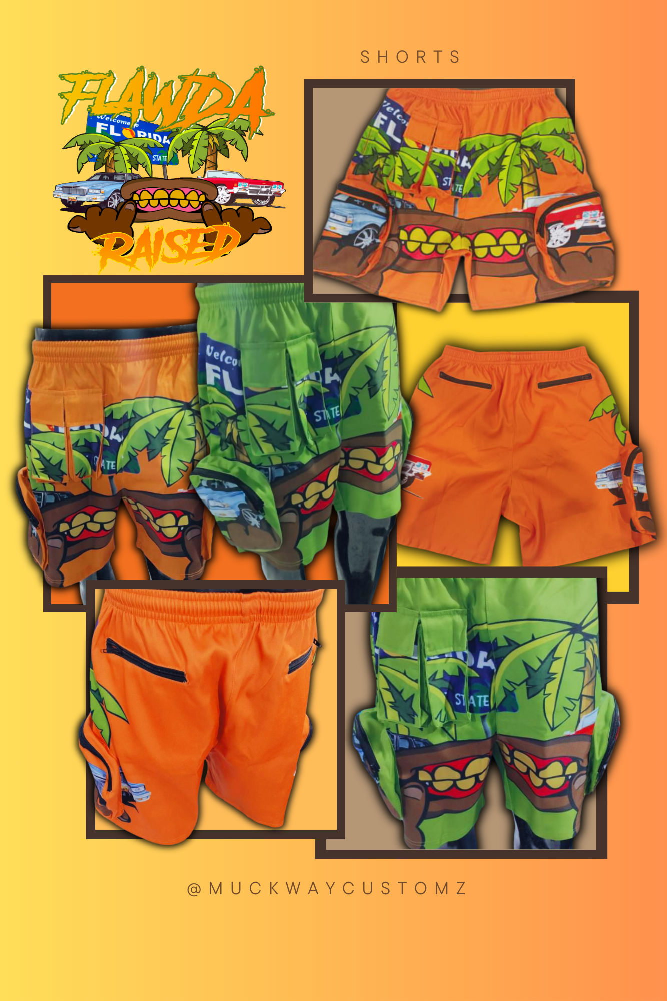 Flawda Raised Shorts