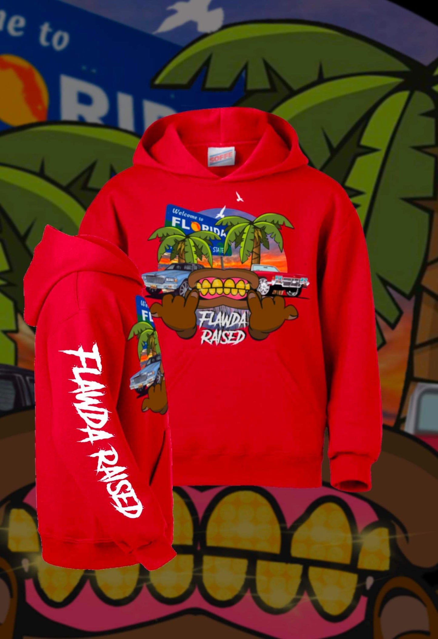 Flawda Raised Hoodie