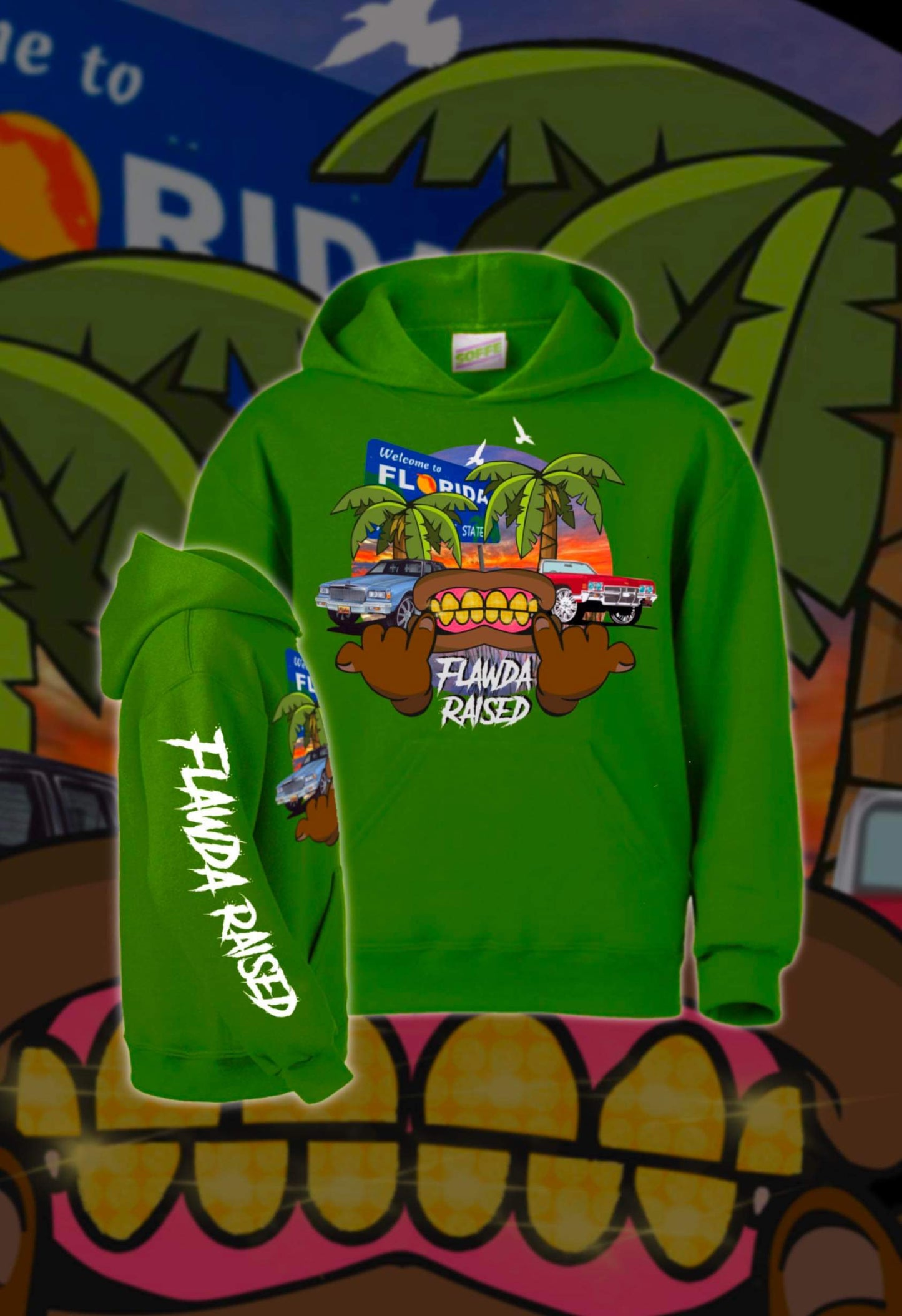 Flawda Raised Hoodie