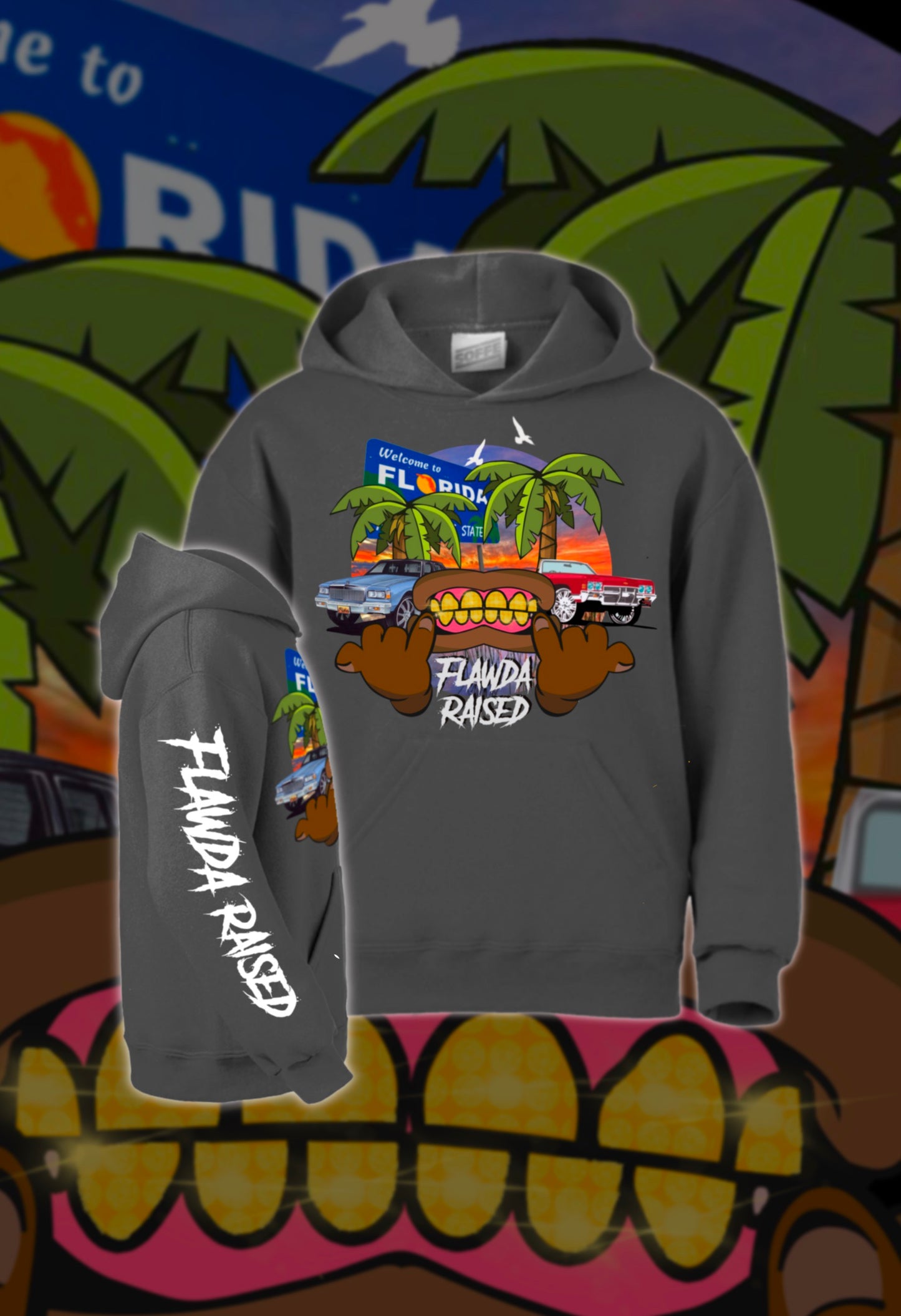Flawda Raised Hoodie