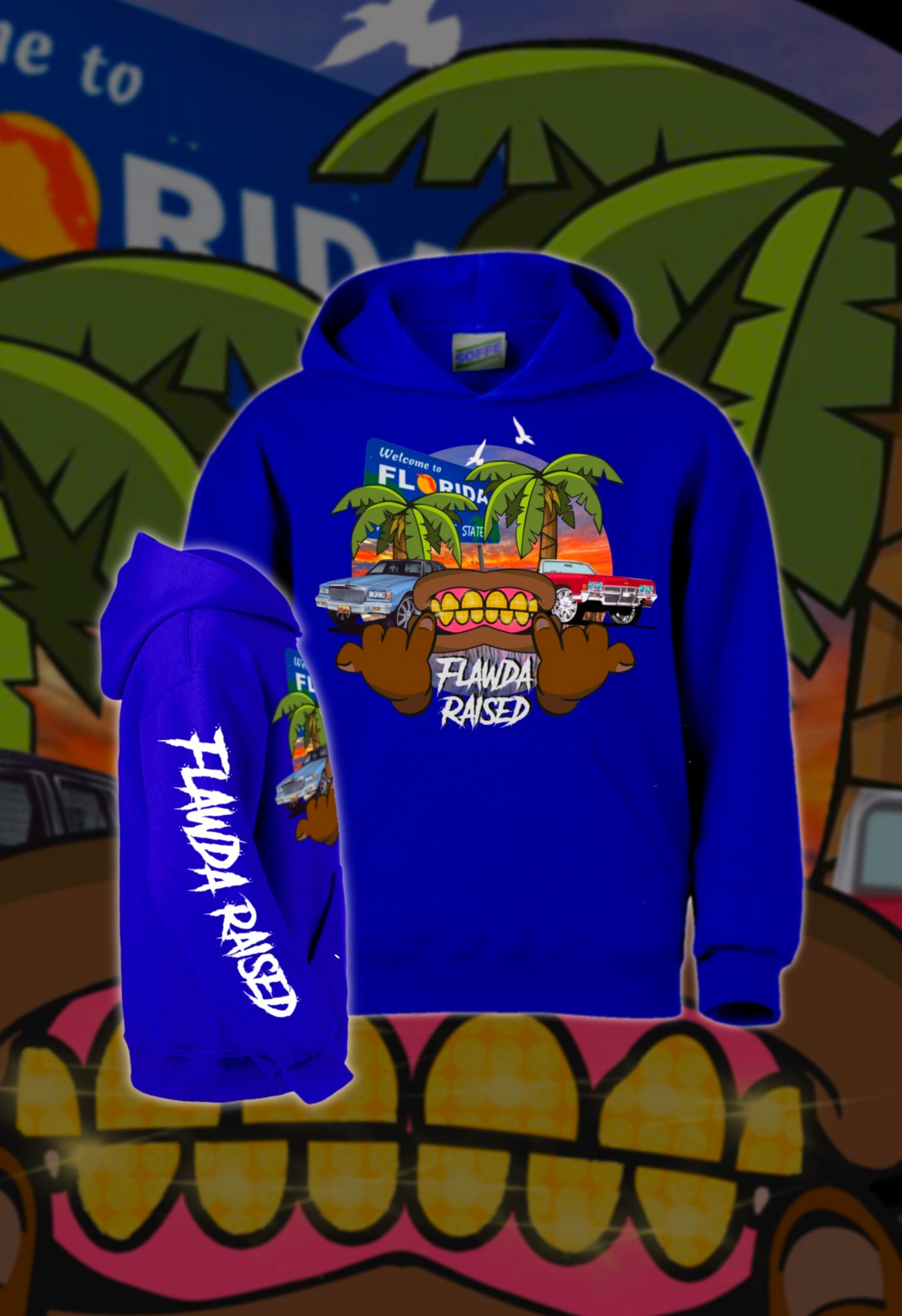 Flawda Raised Hoodie
