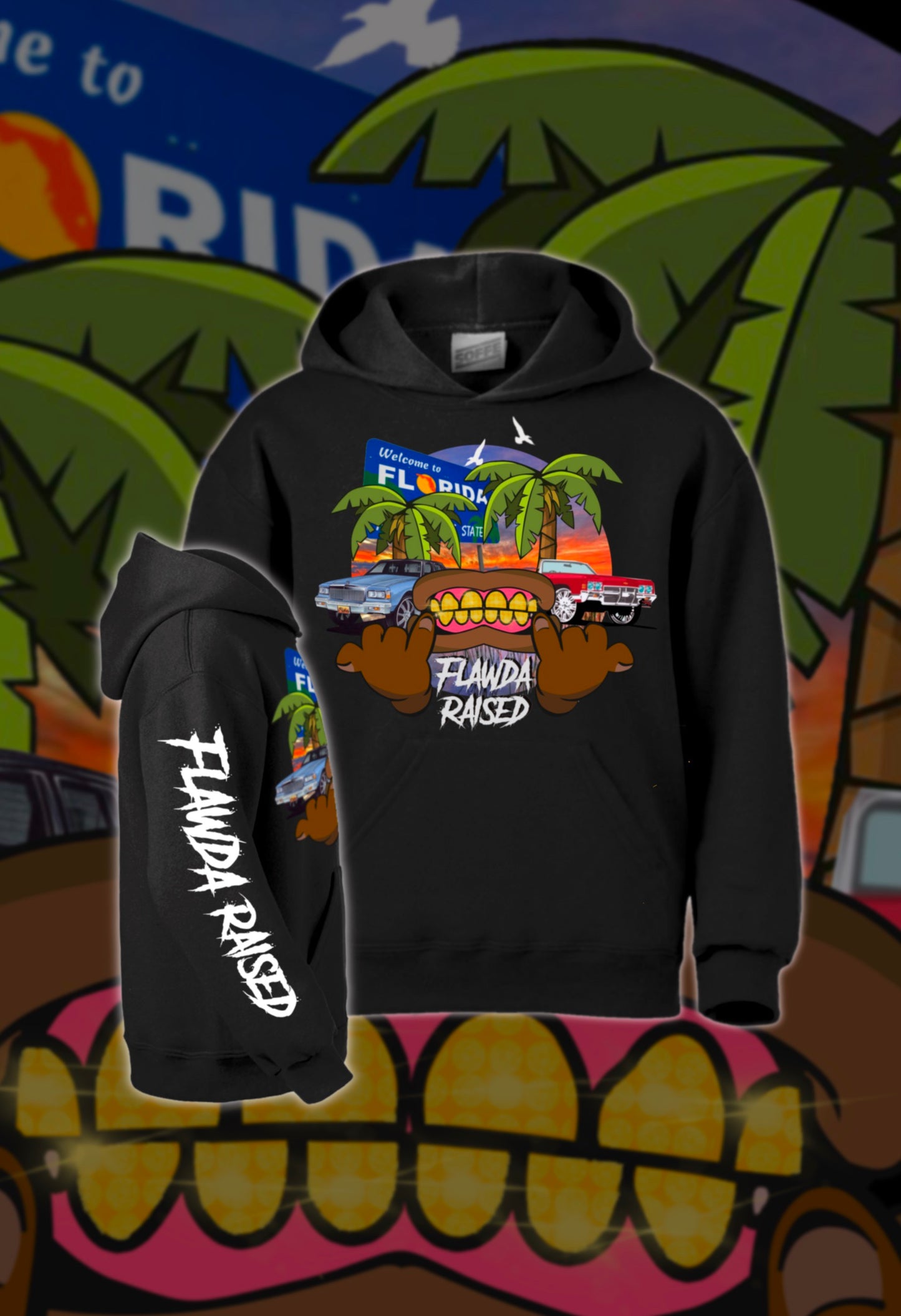 Flawda Raised Hoodie