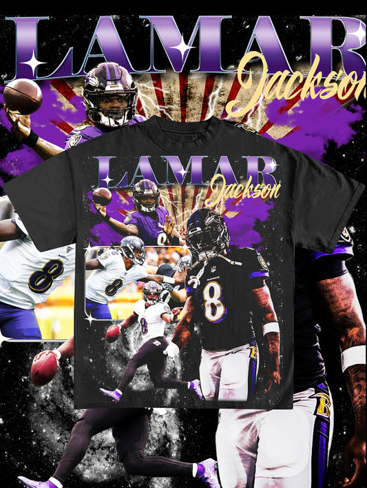 Lamar Jackson Graphic Tees